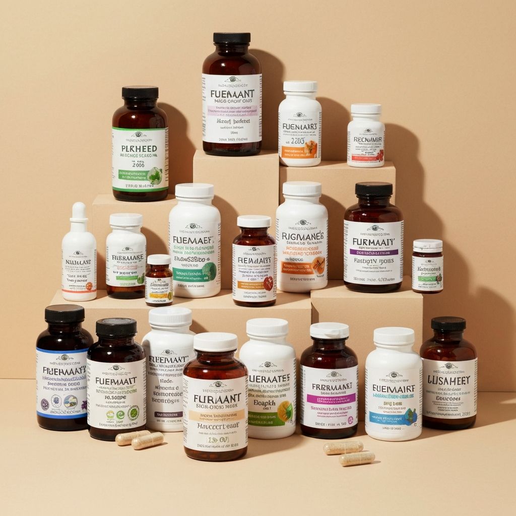 Supplement labels and packaging